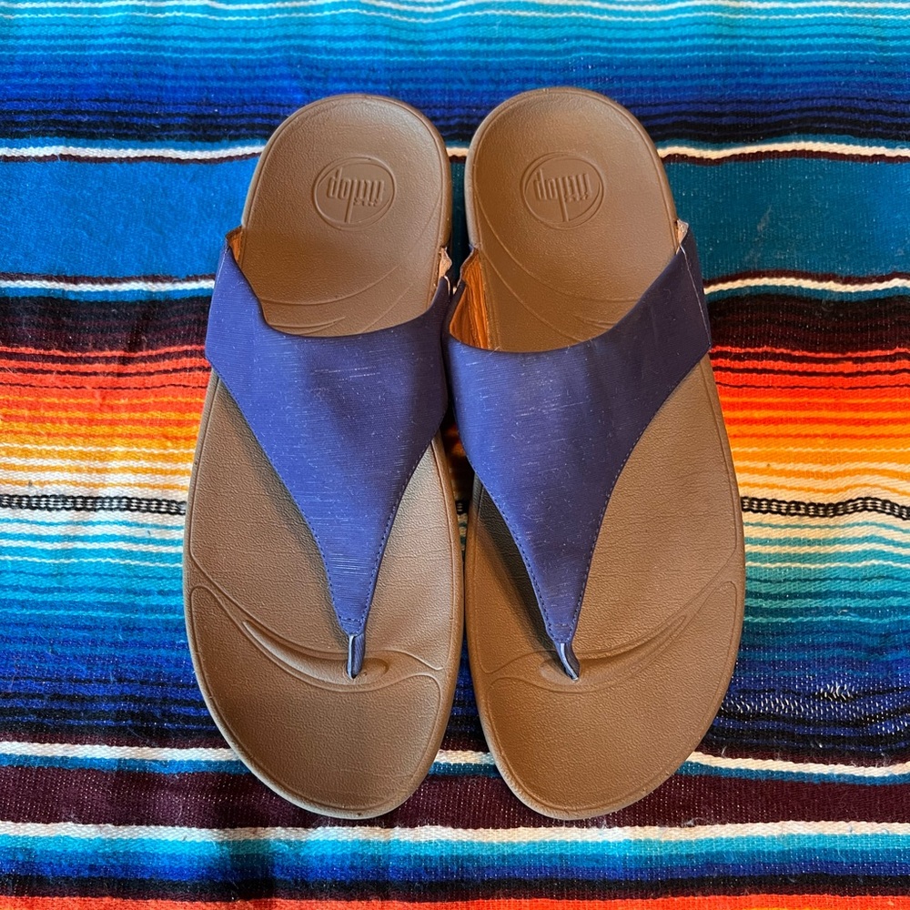 Fitflop Purple/ Blue Women’s Comfort Sandals Size 7